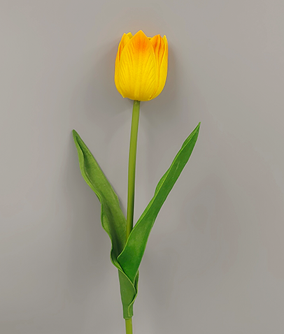 PU钻石郁金香仿真花单枝