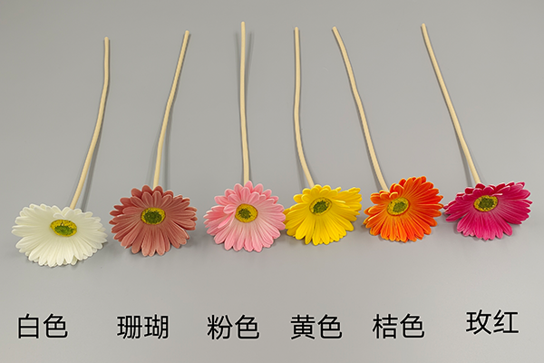 PU非洲菊单枝仿真花